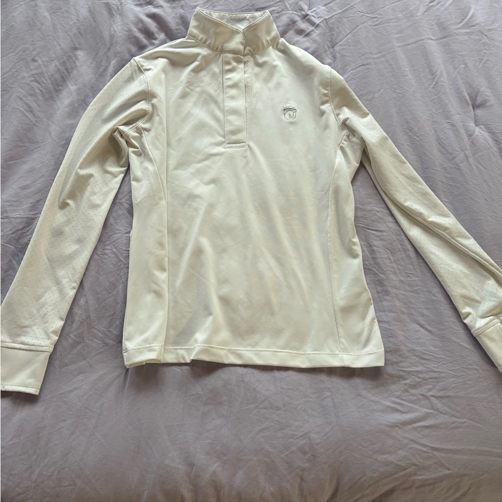 Equestrian English Show Long-sleeved, White Shirt